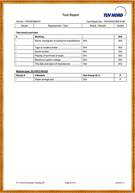 Test Report